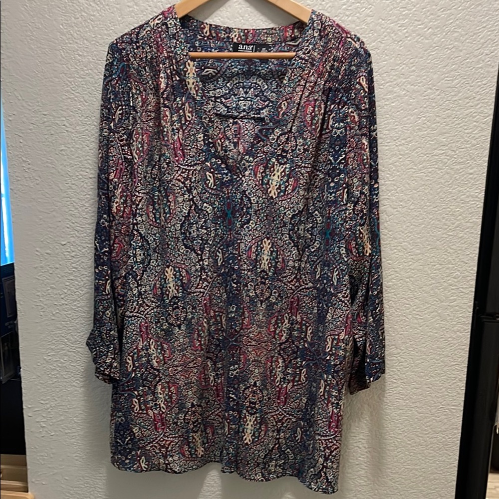 Women's Multicolor Patterned Top